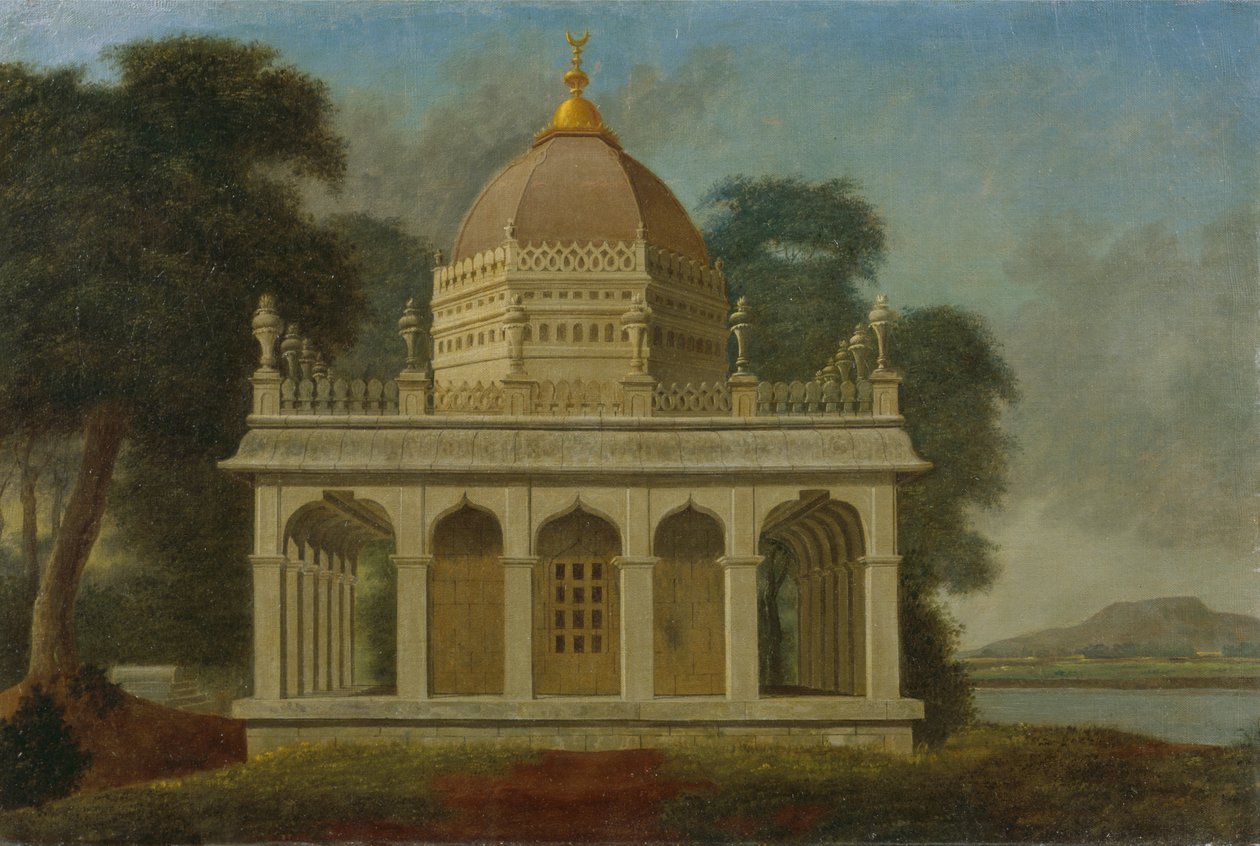 Mausoleum ved Outatori nær Trichinopoly af Francis Swain Ward