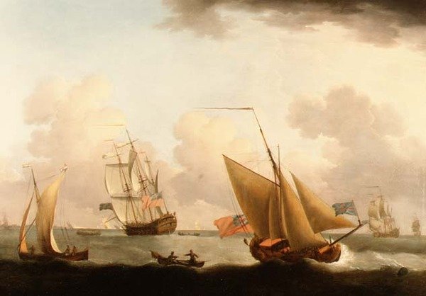 Forsendelse fra den hollandske kyst af Francis Swaine