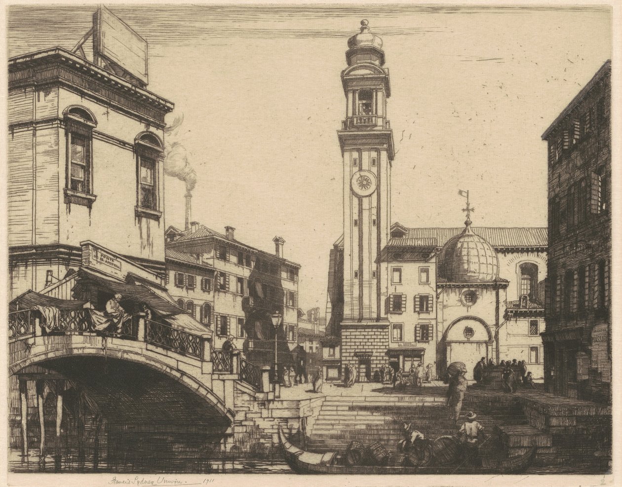 S.S. Apostle, Venedig af Francis Sydney Unwin