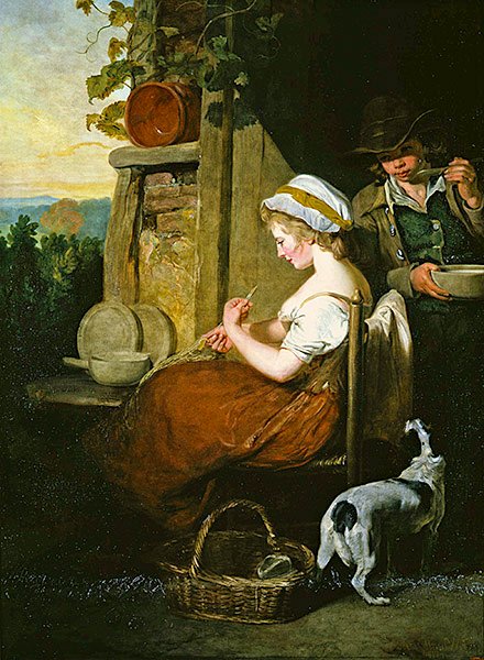 Rustik frieri (olie på lærred) af Francis Wheatley