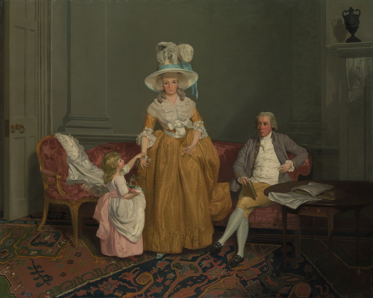 Familien Saithwaite, ca. 1785. af Francis Wheatley