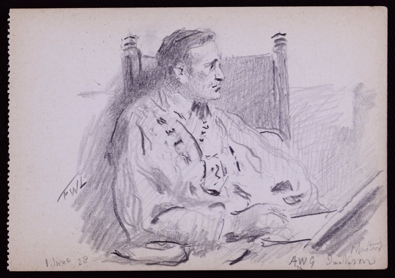 Portræt af Ernest Jackson af Francis Wilfred Lawson