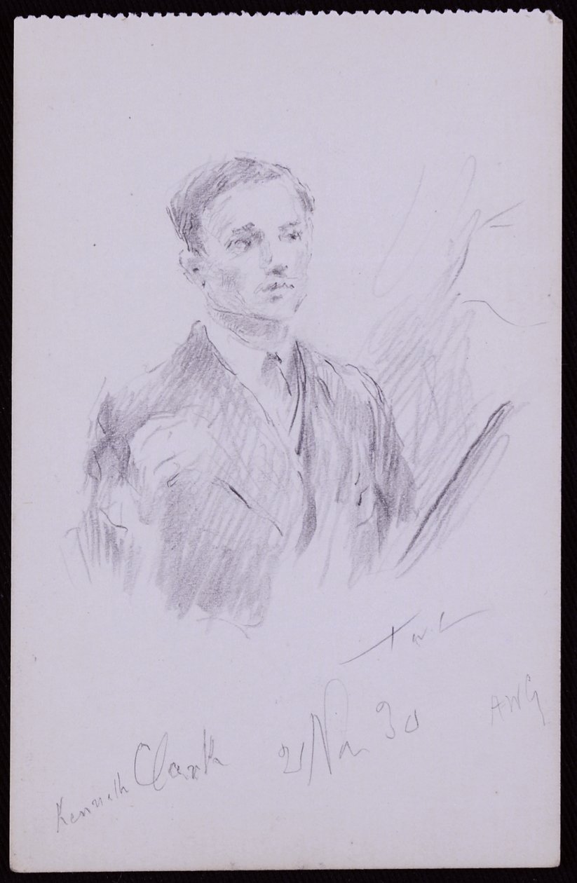 Portræt af Kenneth Clarke af Francis Wilfred Lawson
