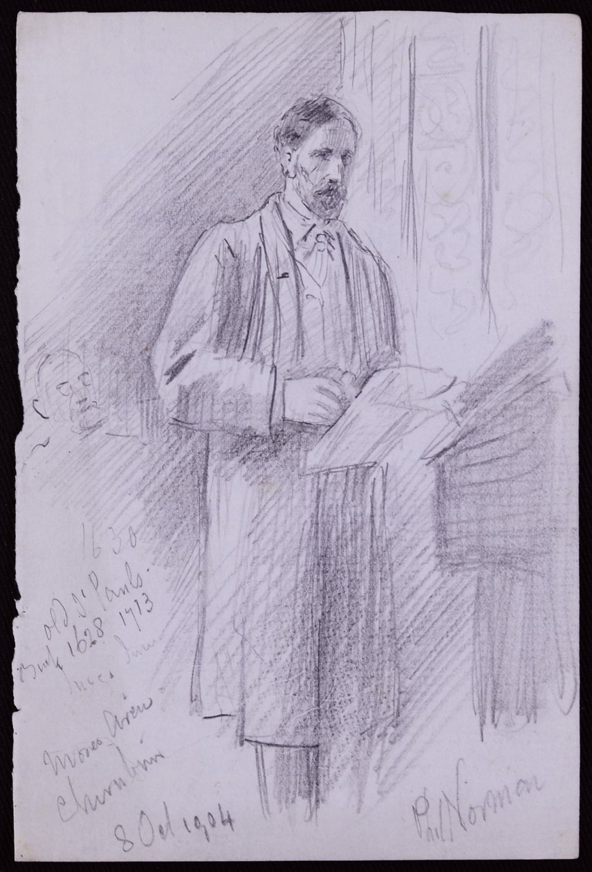 Portræt af Philip Norman af Francis Wilfred Lawson