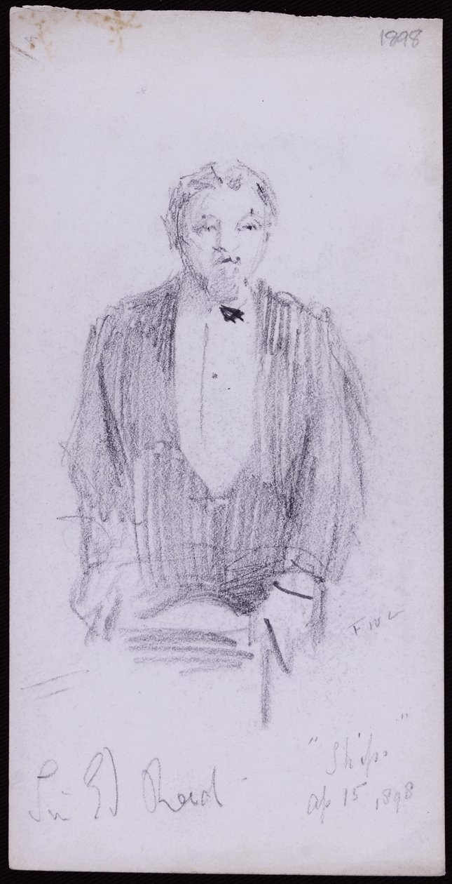 Portræt af Sir Edward Reid af Francis Wilfred Lawson