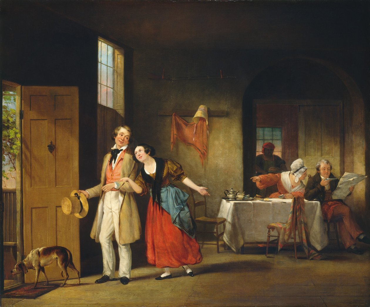 Den blufærdige fætter af Francis William Edmonds