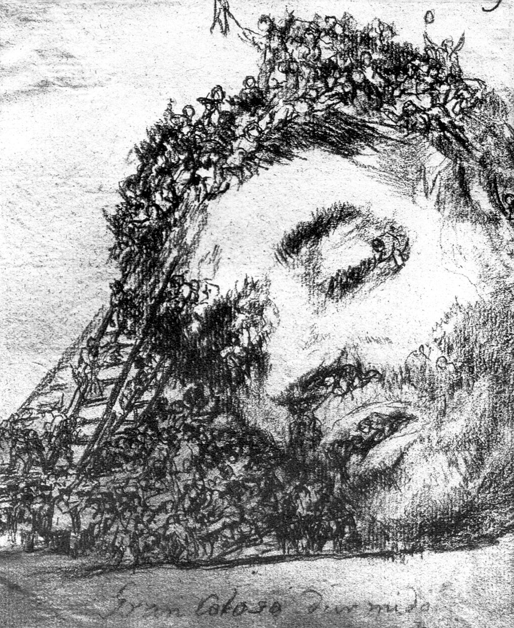 Stor sovende koloss af Francisco de Goya