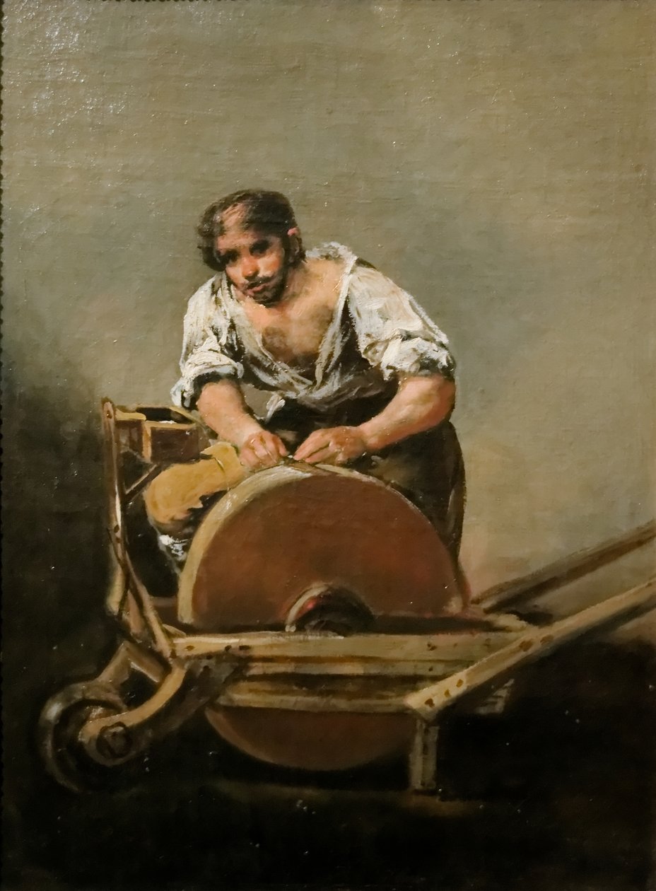 Slibesten af Francisco de Goya