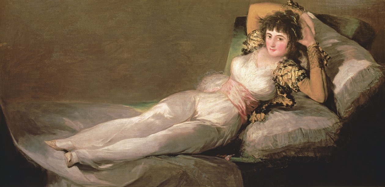 Den påklædte Maja, c.1800 af Francisco de Goya