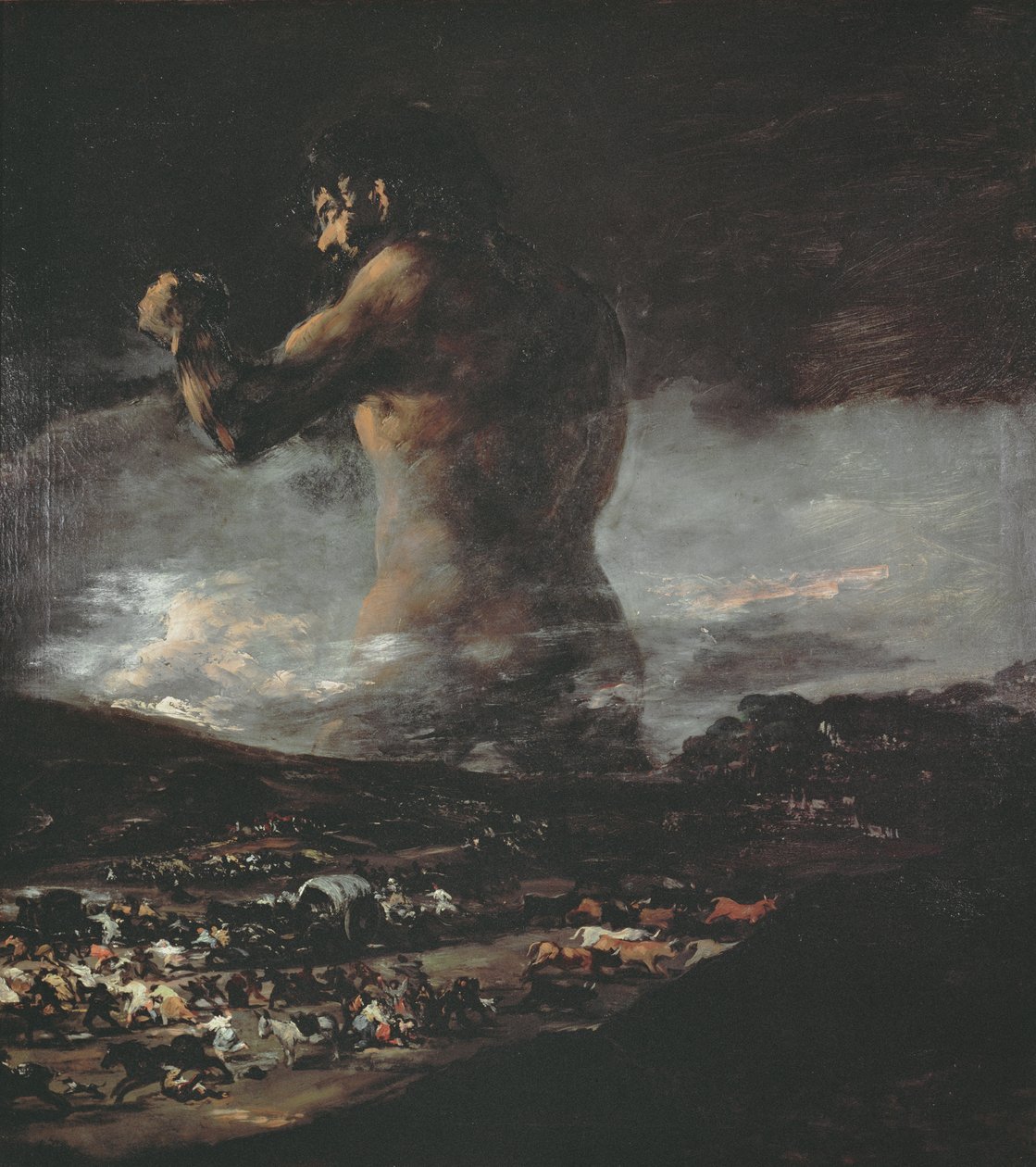 Kolossen, ca. 1808 af Francisco de Goya