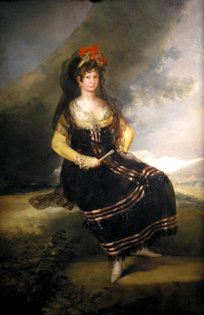 Grevinden af ​​Fernán Núñez af Francisco de Goya