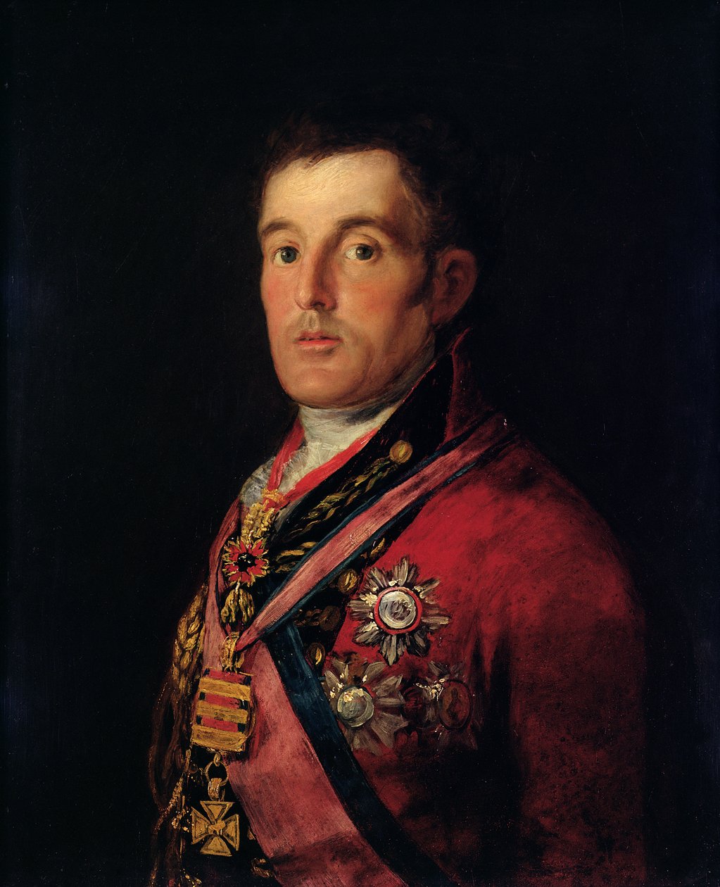 Hertugen af Wellington (1769-1852) 1812-14 af Francisco de Goya
