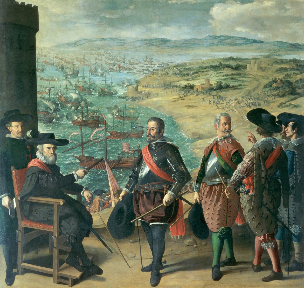 Forsvaret af Cadiz mod englænderne, 1634 af Francisco de Zurbaran