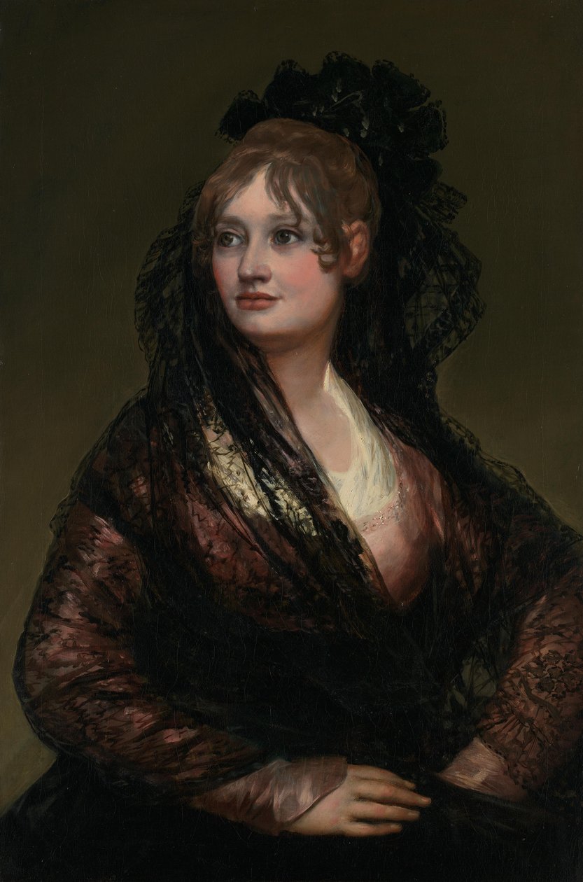 Portræt af Doña Isabel Cobos de Porcel af Francisco de Goya