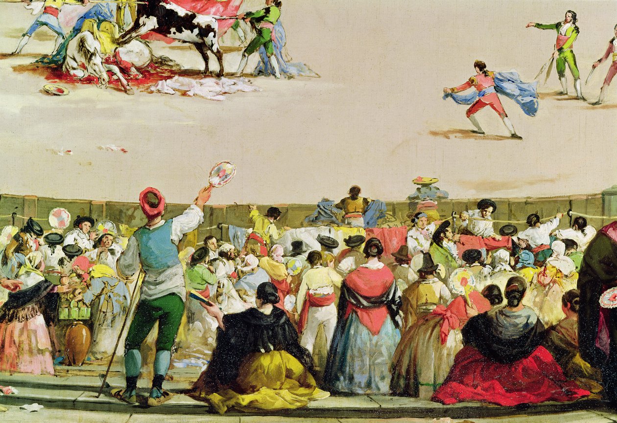 Tyrekampen (detalje af forgrunden) af Francisco de Goya