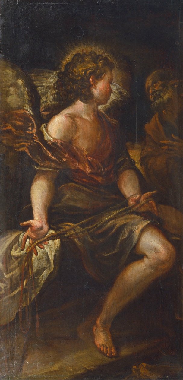 Englen befrier Sankt Peter af Francisco Rizi