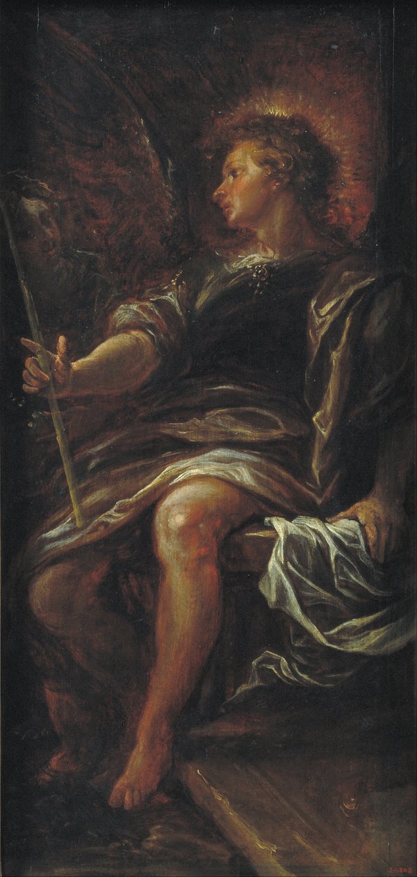 Englen før graven af Francisco Rizi