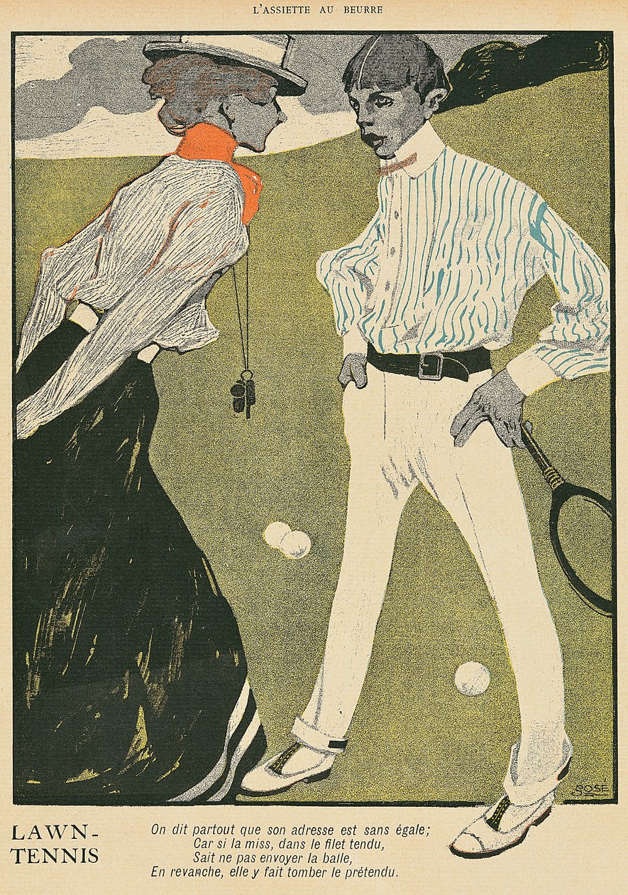 Lawn Tennis, fra "L