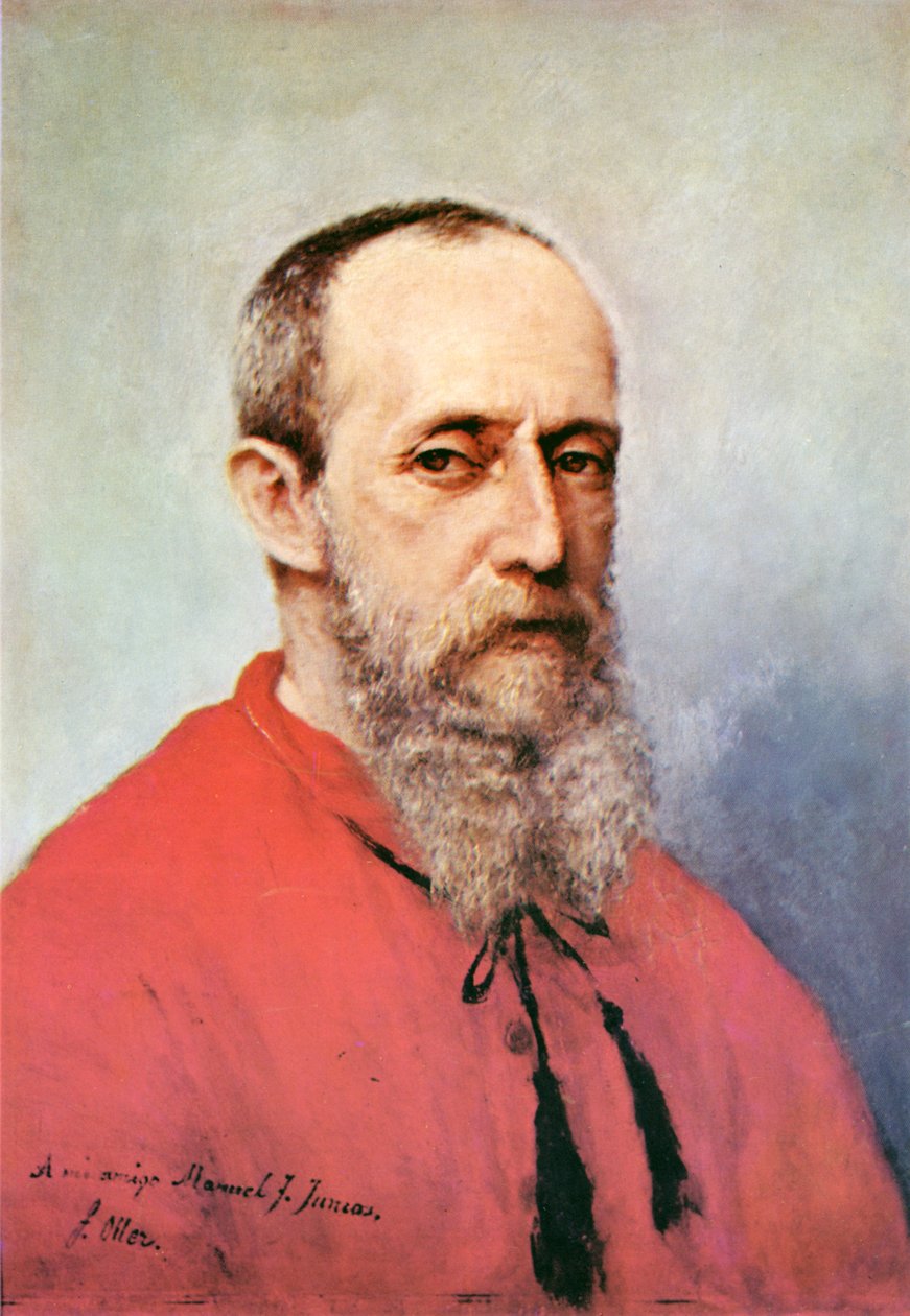 Selvportræt af Francisco Oller af Francisco Manuel Oller