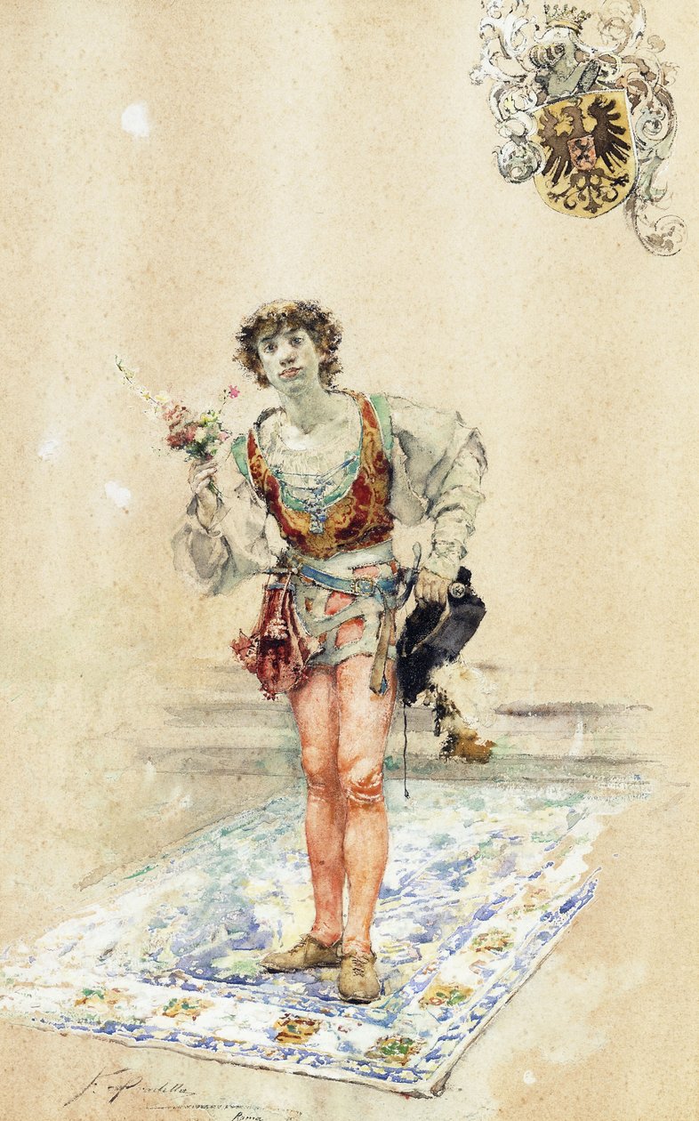 Bejleren, af Francisco Pradilla y Ortiz