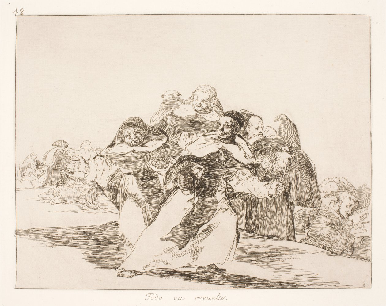 Alt går på tværs (42) af Francisco de Goya