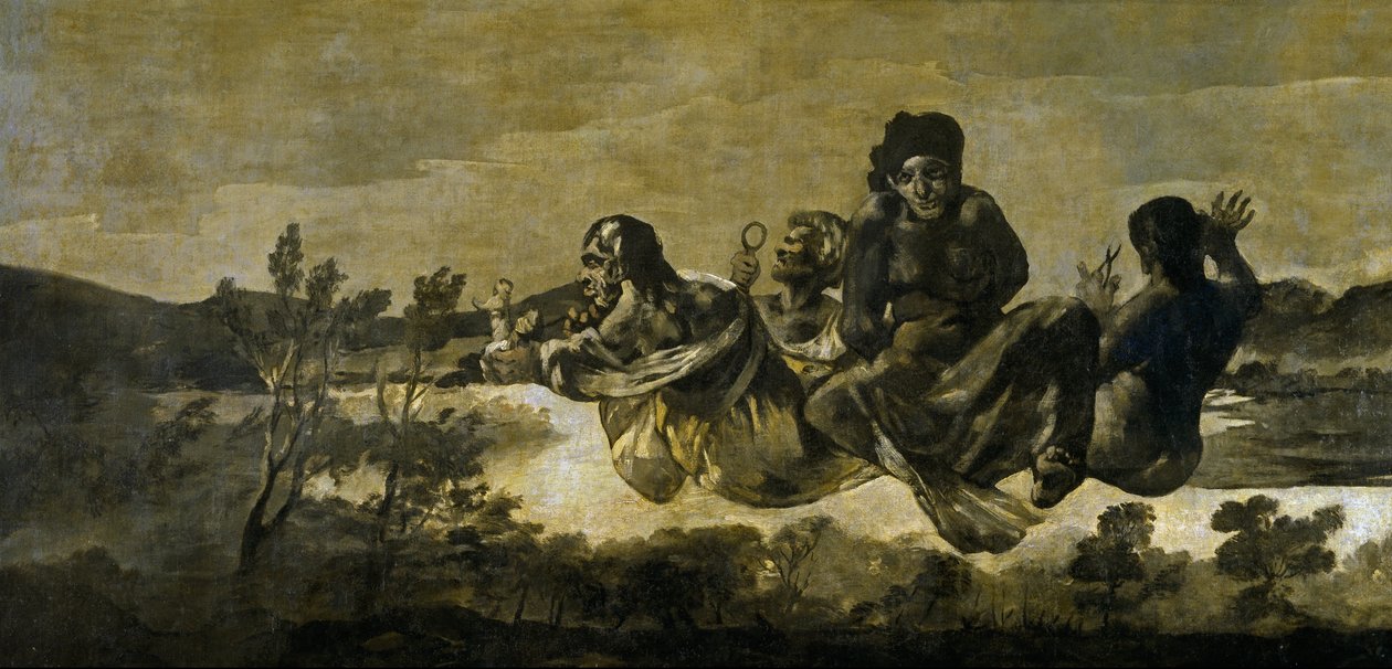 Atropos skæbnerne af Francisco de Goya
