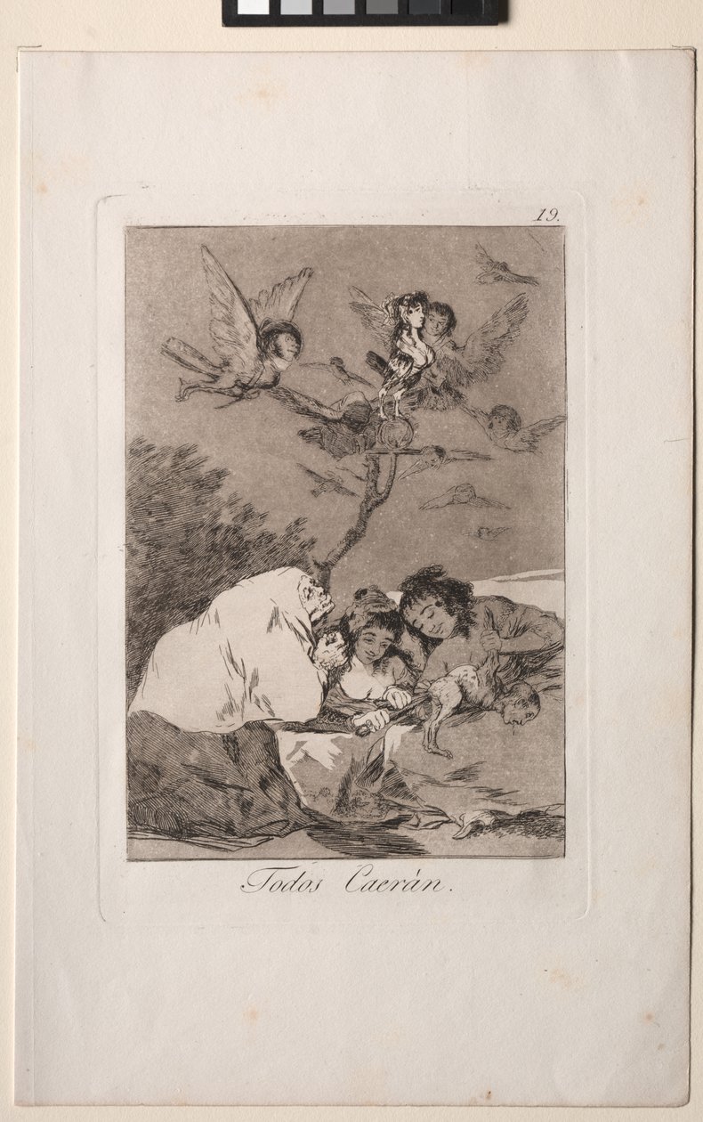 Caprichos: Alt vil falde af Francisco de Goya