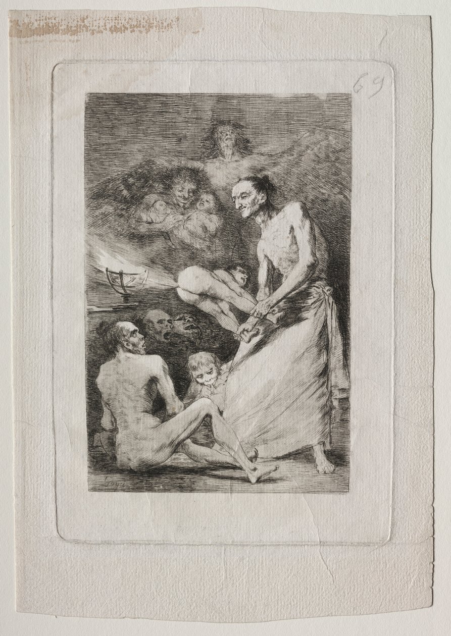 Caprichos: Blæs af Francisco de Goya