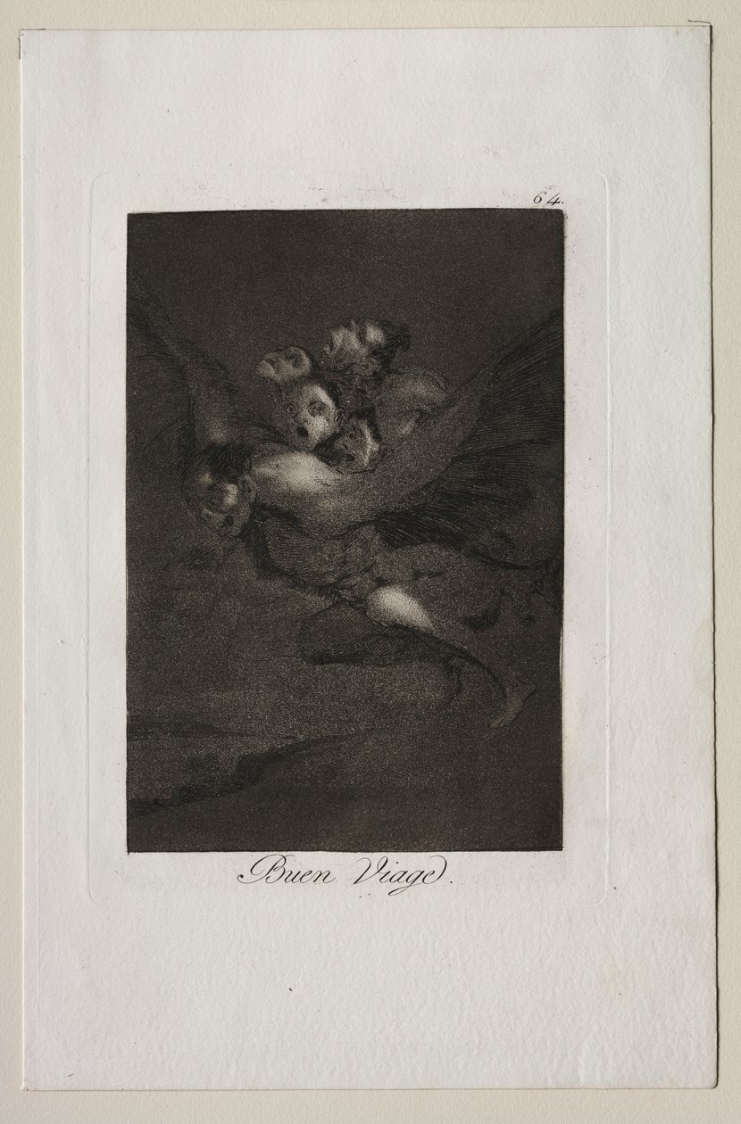 Caprichos: God rejse! af Francisco de Goya