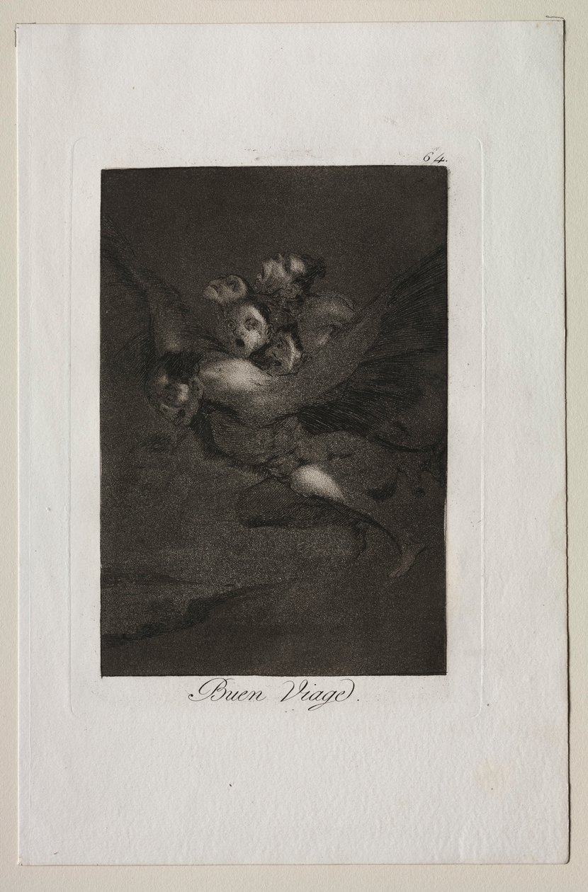 Caprichos: Bon Voyage!. af Francisco de Goya