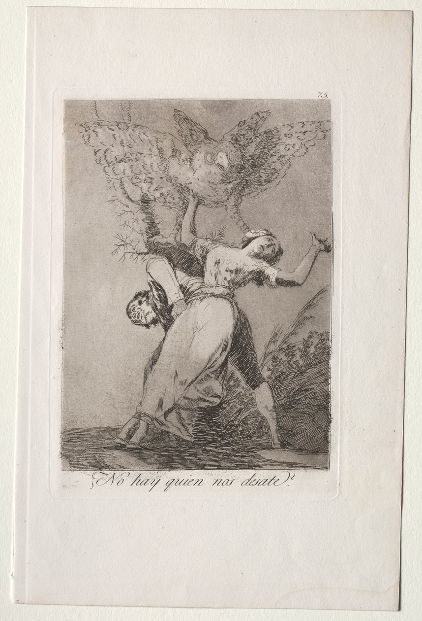 Caprichos: Kan nogen ikke løsne os? af Francisco de Goya