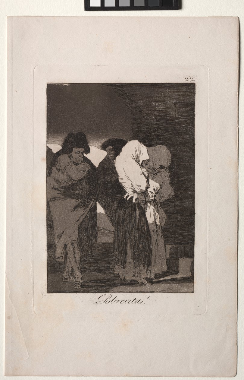 Caprichos: Stakkels små piger! af Francisco de Goya