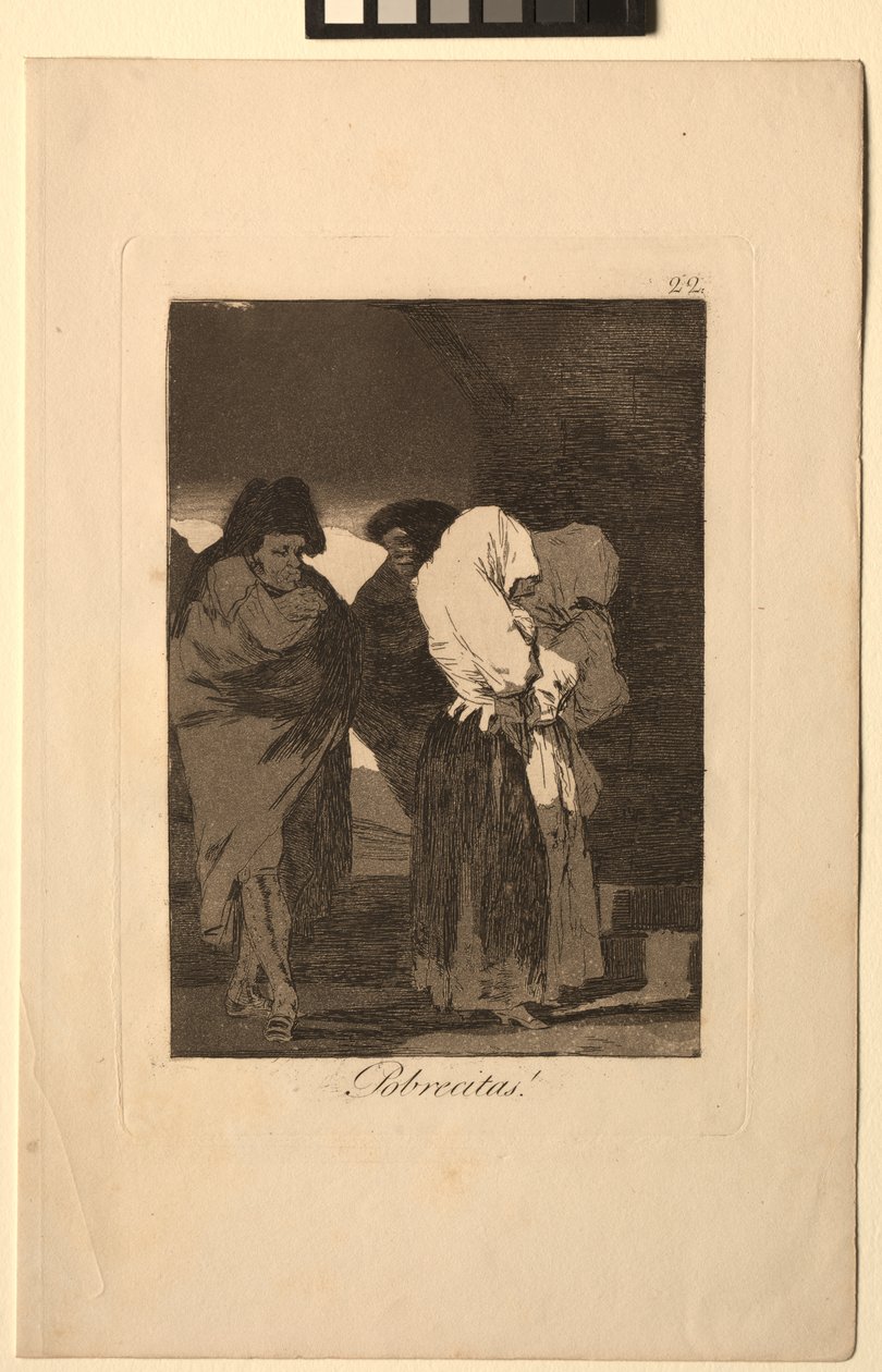Caprichos: Stakkels små piger!. af Francisco de Goya