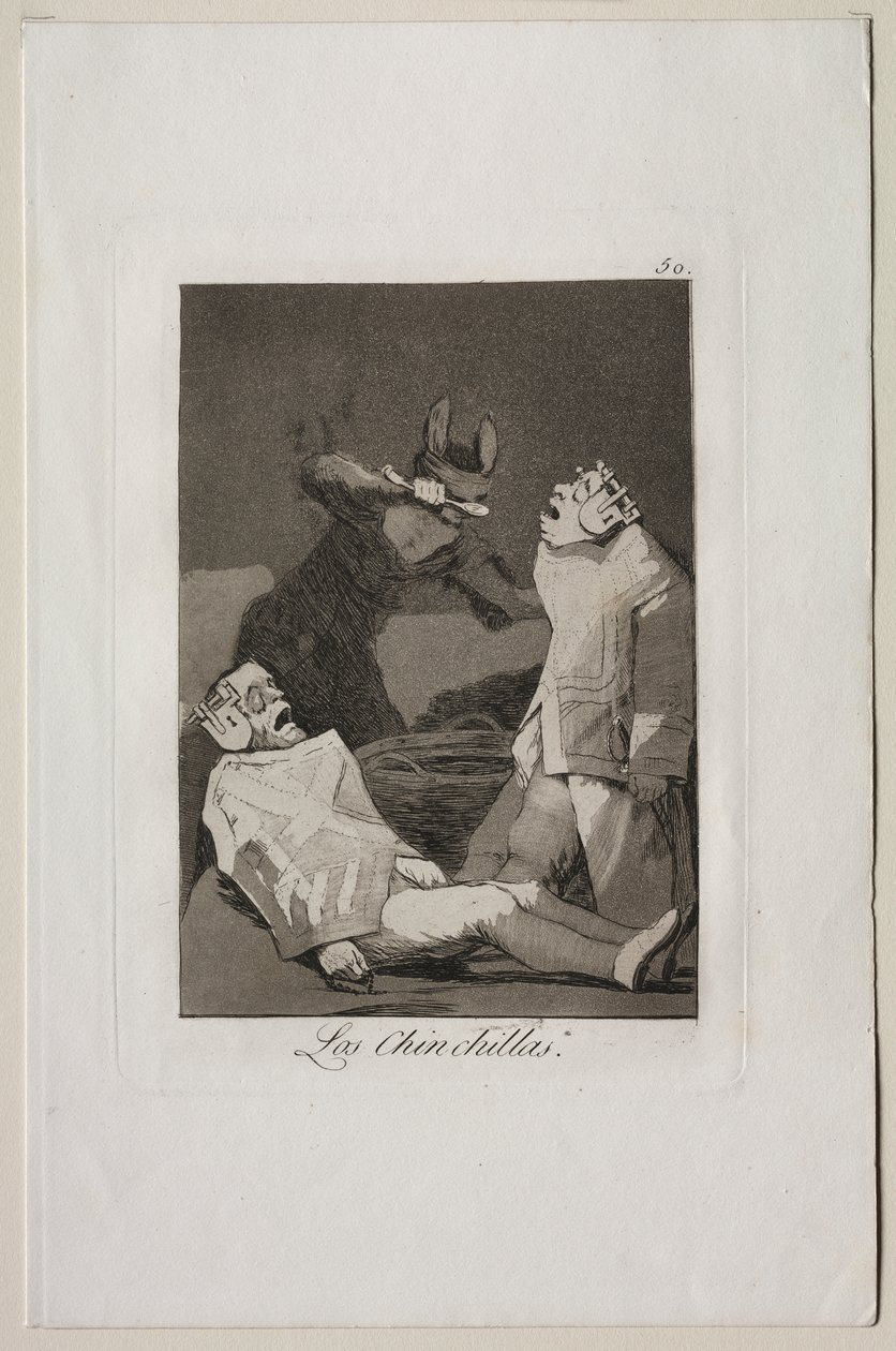 Caprichos: Chinchillaerne af Francisco de Goya