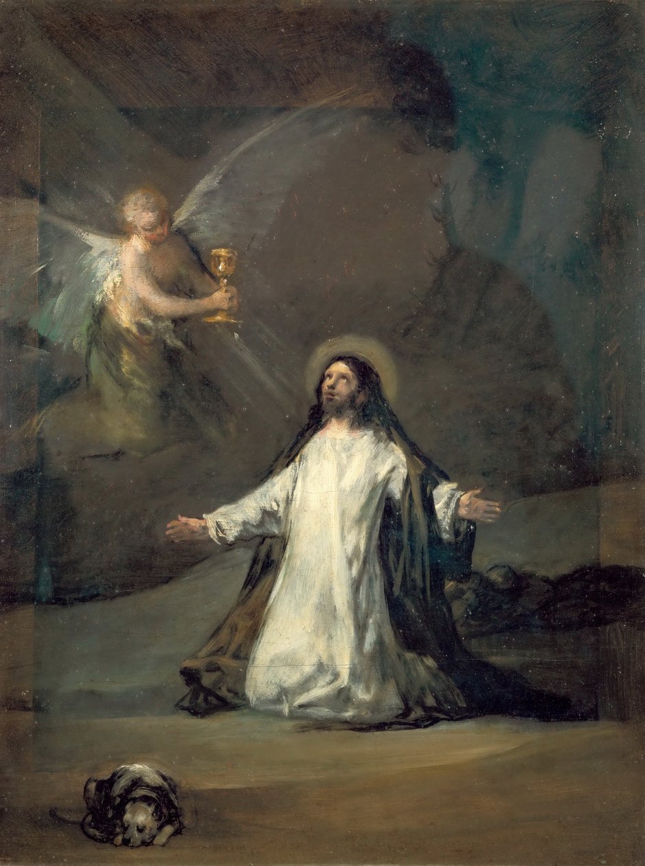 Kristus i Getsemane af Francisco de Goya