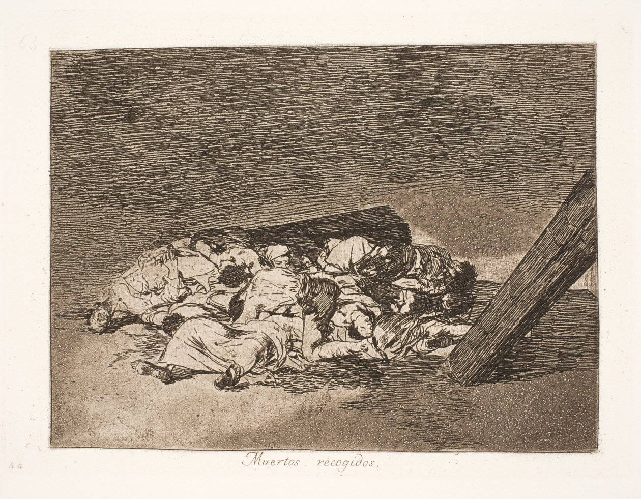 Døde (63) af Francisco de Goya