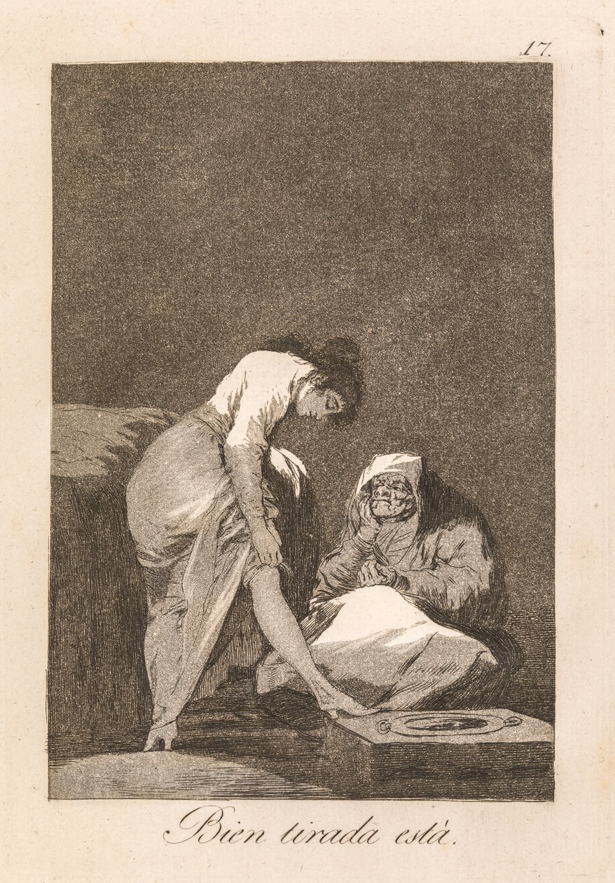 Den sidder! af Francisco de Goya