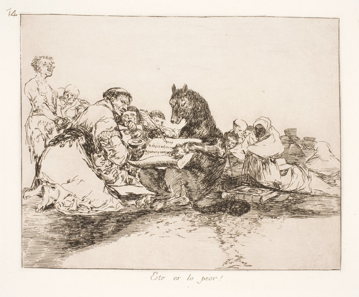 Det er dog værre (74) af Francisco de Goya