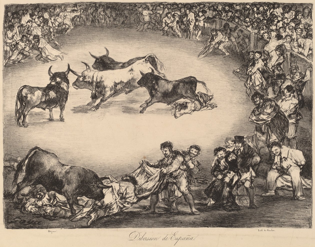 Dibersion de España (spansk underholdning) af Francisco de Goya