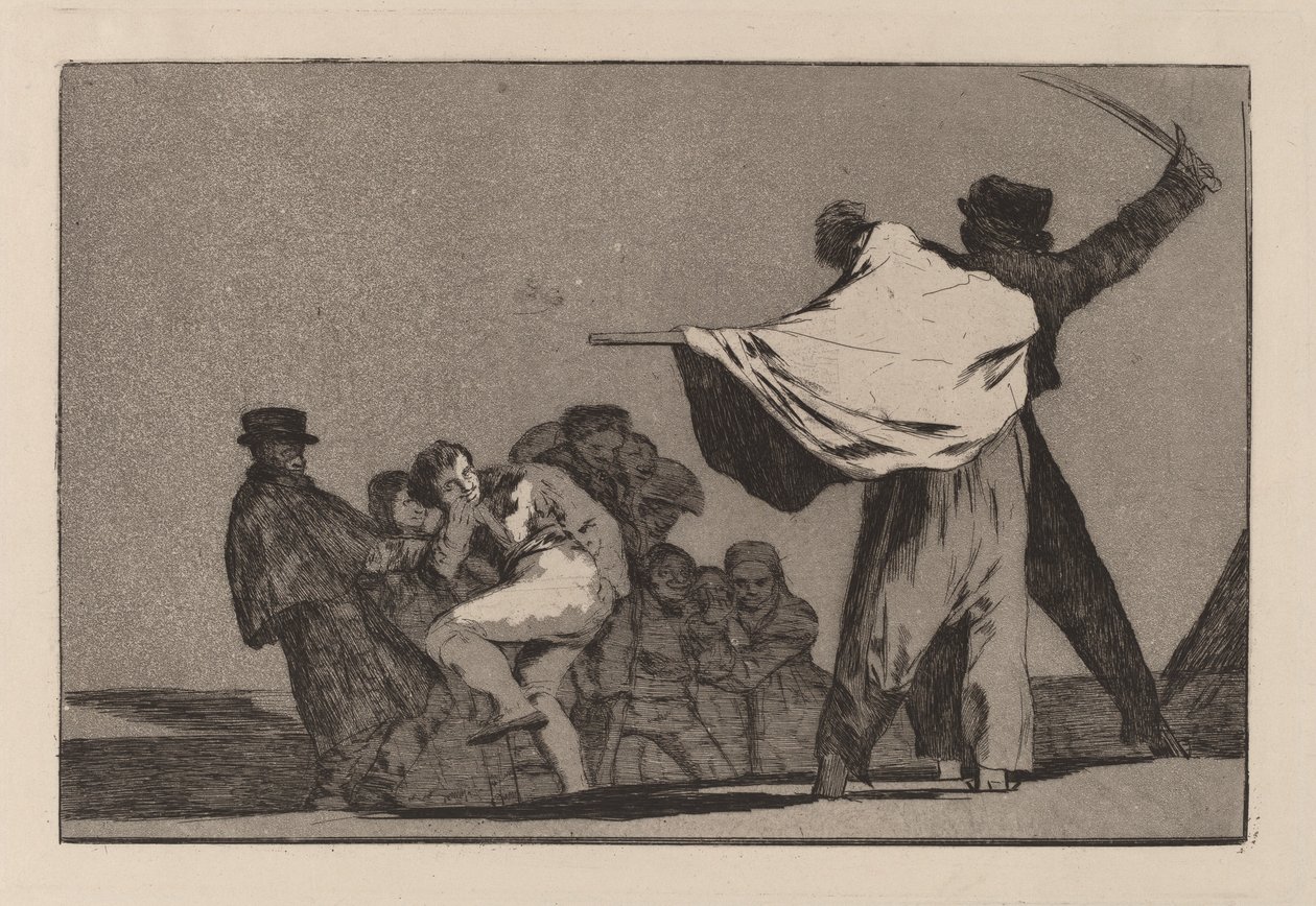 Uensartet conocido (velkendt dårskab) af Francisco de Goya