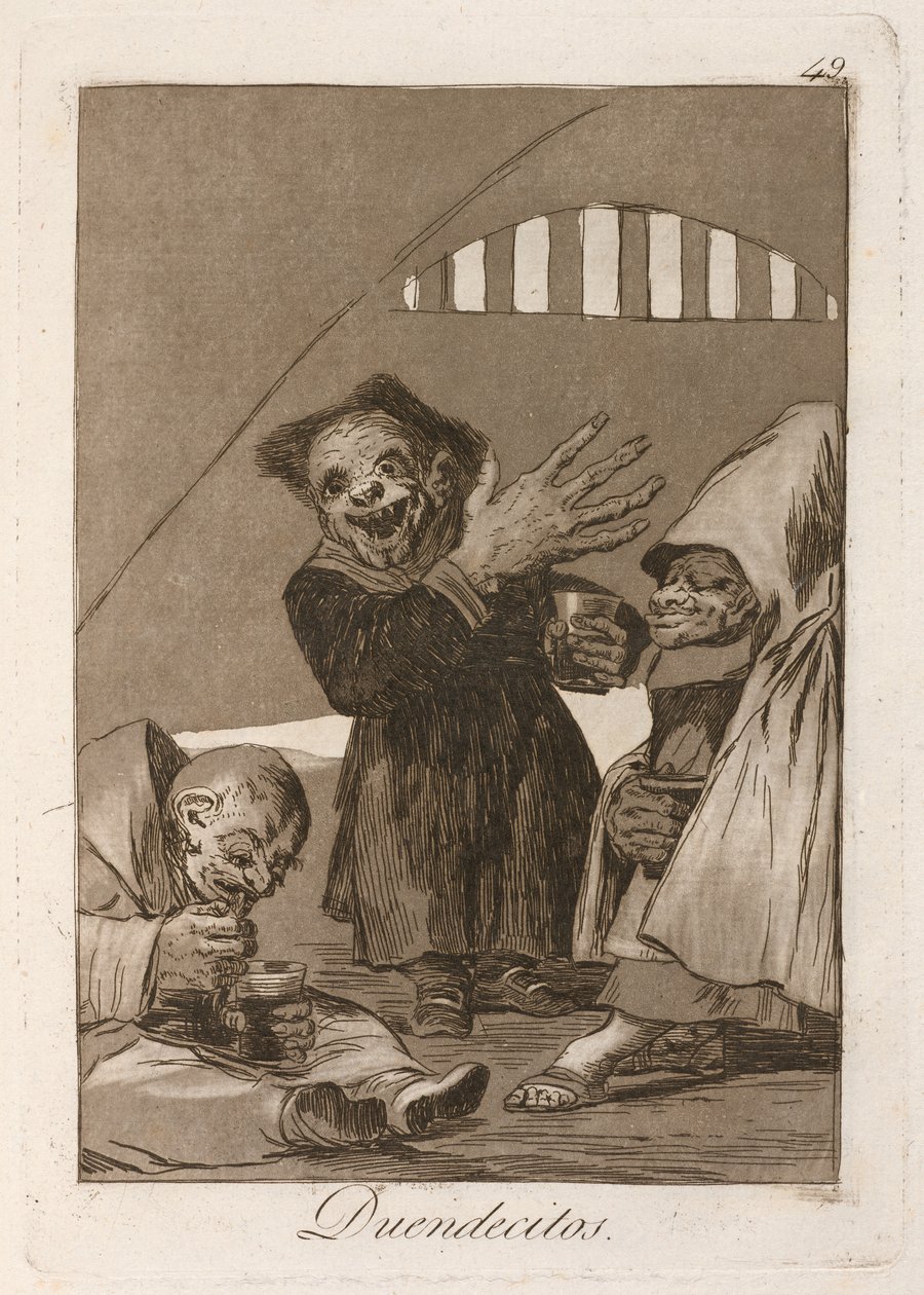 Nisser (Hobgoblins) af Francisco de Goya