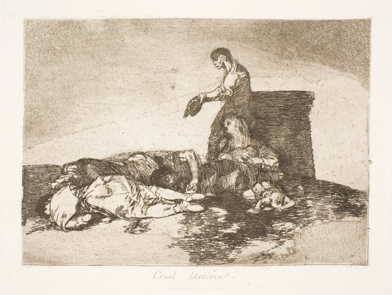 Elendighed! (48) af Francisco de Goya