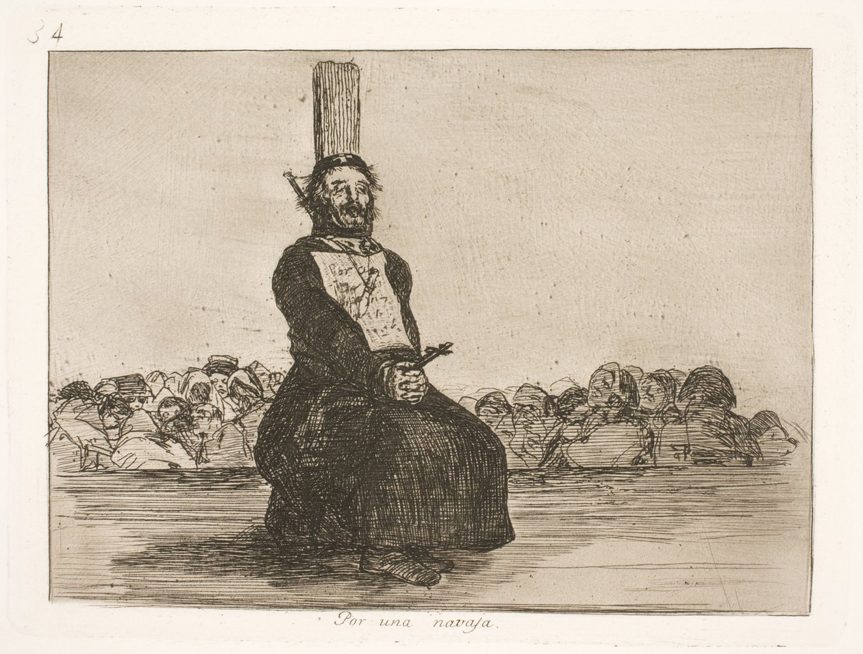 For en knivs skyld (34) af Francisco de Goya
