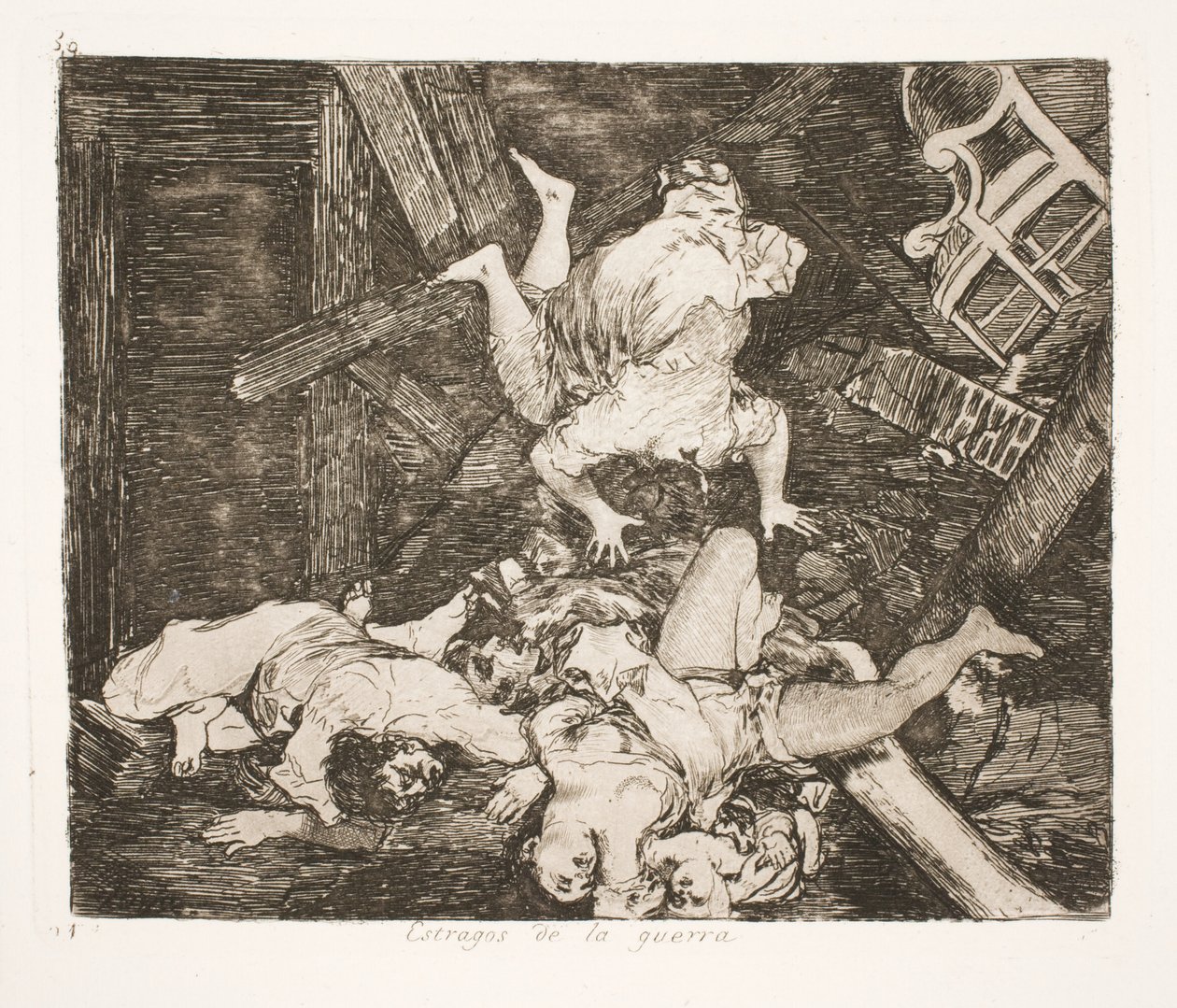 Krigens rædsler (30) af Francisco de Goya