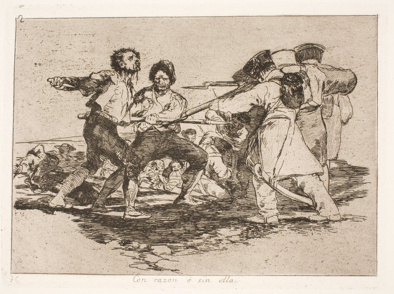 Krigens rædsler af Francisco de Goya