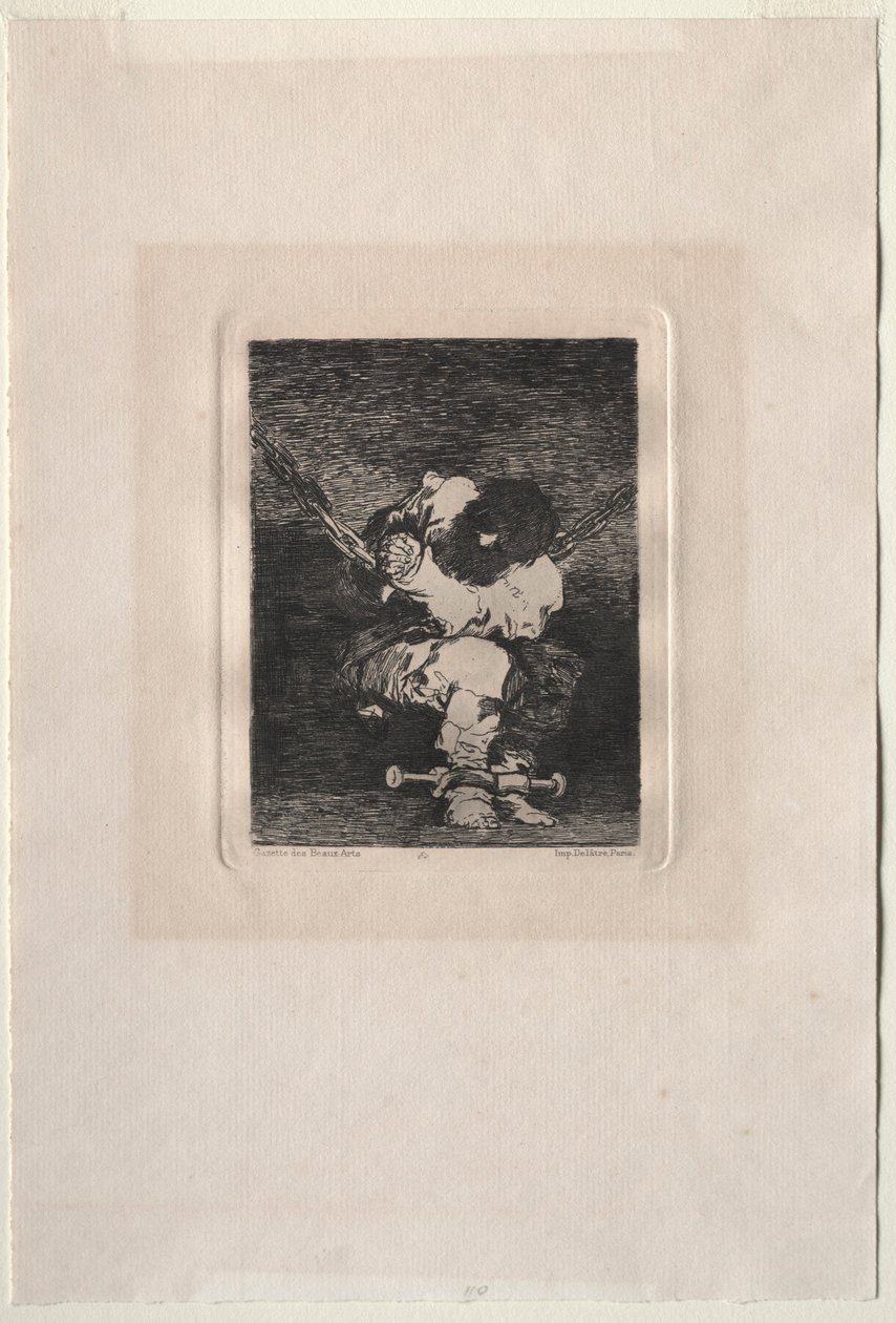Lille fange, 1867. af Francisco de Goya