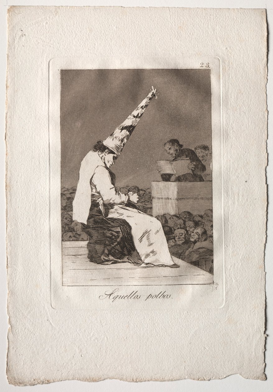 Firs Caprices: Disse Polbos, 1793-1798. af Francisco de Goya