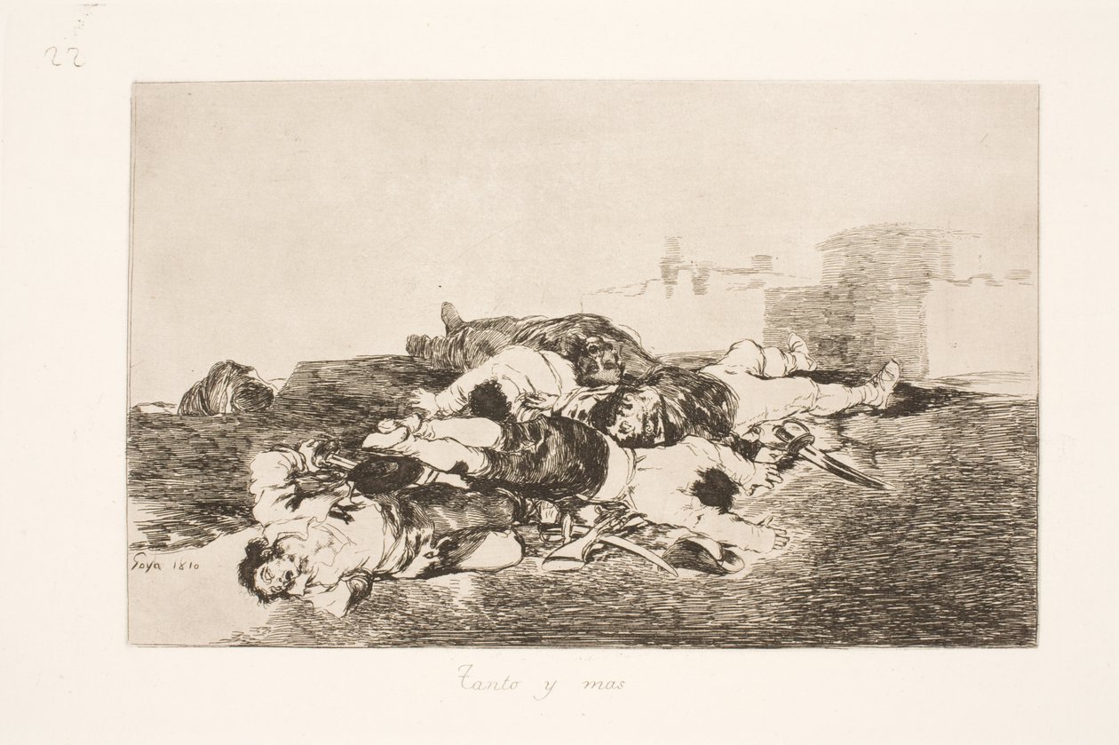 Så mange - og flere (22) af Francisco de Goya