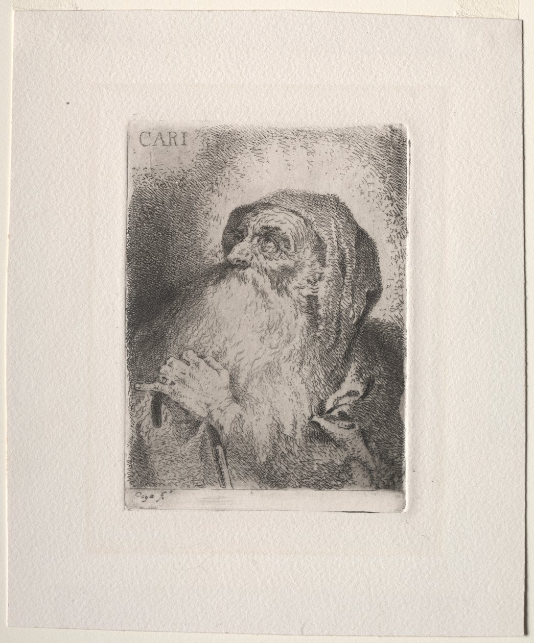 Sankt Frans af Paula (Caritas) af Francisco de Goya