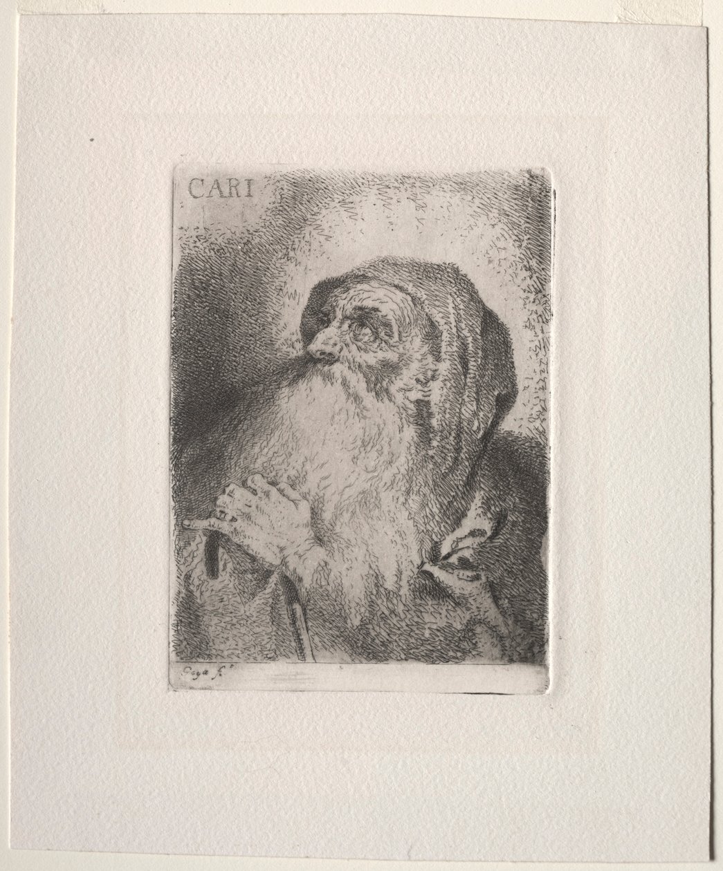Sankt Frans af Paula Caritas, 1780. af Francisco de Goya